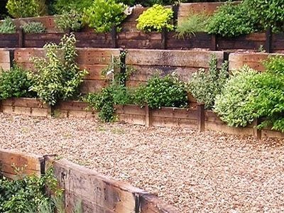 How to Build a Railway Sleeper Retaining Wall