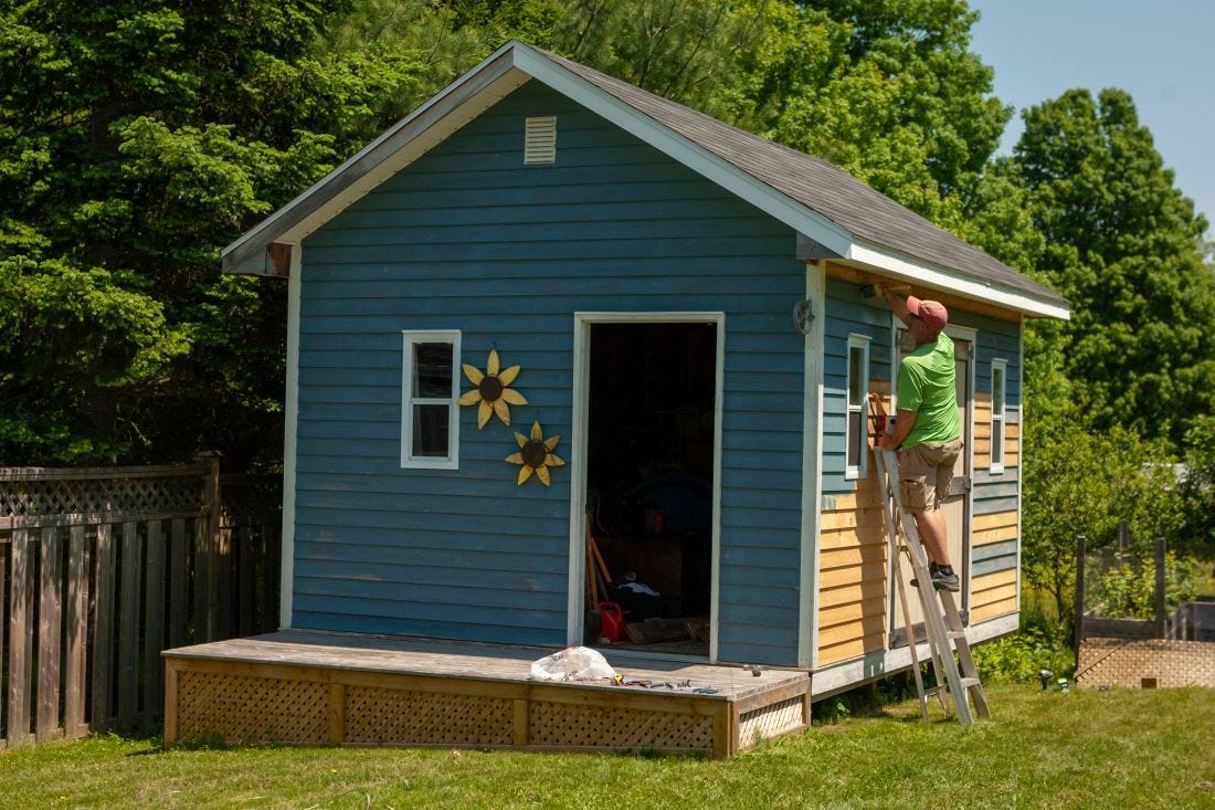 How to Paint a Shed or Garden Building