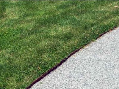 Lawn Edging Like a Pro With Steel Edging and Tree Rings