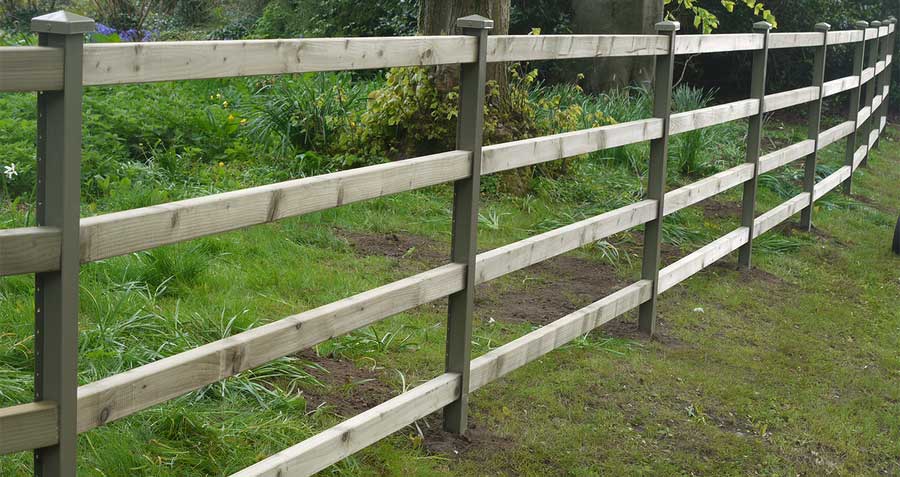 DuraPost steel fence at AVS Fencing & Landscaping